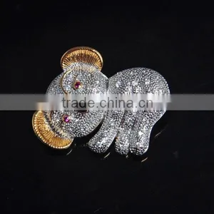 Fashion 925 Silver Lovely Brooch Jewelry Koala Shape Jewelry thumbnail-1