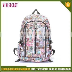 Custom Heavy Duty Nylon Fabric Animal Horse Printing Smart School Girls Sport Bags thumbnail-5