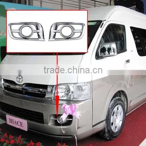 Car Body Kits Chrome Fog Lamp Grille for Toyota Hiace thumbnail-5