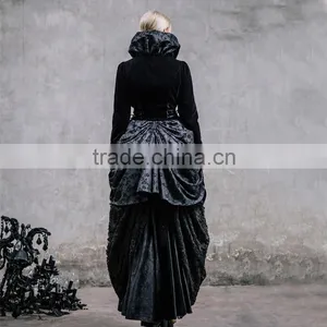Devil Fashion 2015 Ladies Gothic Coat in Autumn CT005 thumbnail-3