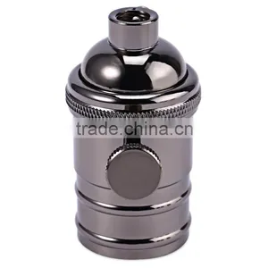 Brass Screw Thread Lamp Holder E26 E27 Brass Lamp Socket for Pendant thumbnail-2