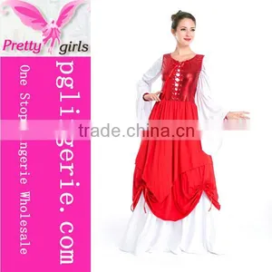Beauty Lady Halloween Cosplay Game Dress Medieval Princess Costume thumbnail-2