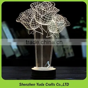 Special Modern Gift Valentine'S Gifts Cupid'S Arrow Love Heart Desktop Lamp thumbnail-6