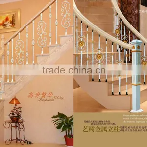 Wrought Iron Stair Handrail / Stainless Steel Handrail Bracket for Sale thumbnail-5