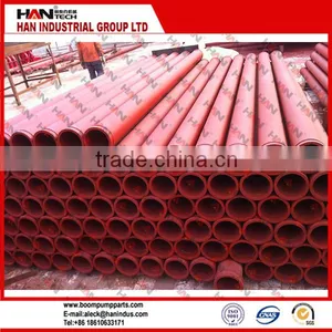 ST52 DN125 4.5 3000 Concrete Pump Delivery Pipe Stainless Steel Seamless Pipe for Putzmeister Zoomlion Spare Parts thumbnail-1