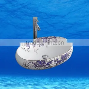 Good Quality Color Solid Surface Portable Wash Basins thumbnail-2