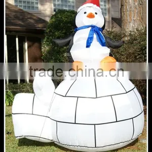 Penguin Inflatable Christmas Light Show/christmas Decoration With Light thumbnail-1