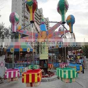 Outdoor Amusement Park Rotary and Swing Rides Samba Balloon Funfair Equipment for Kids thumbnail-4