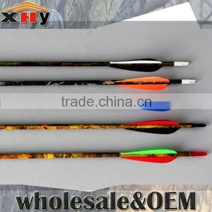 78cm Plastic Feather Carbon Arrow With Steel Point thumbnail-1