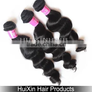 Factory Wholesale! 7A Quality Brizilian Virgin Remy Human Hair Extension 8-34 Inch Loose Wave thumbnail-4