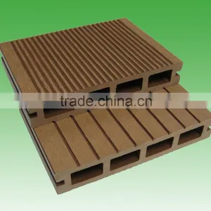 Engineering Wood Plastic Floor Outdoor Garden Decking thumbnail-1