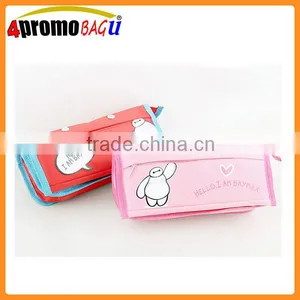 BSCI Factory Price Cheap Double Zipper Pencil Bag Pouch Bags thumbnail-3