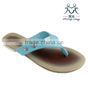 2016girl Dress Flip Flop Lady Slipper With Rhinestone for Beach thumbnail-5