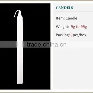 Wholesale 9-90g White Stick Candle /white Pillar Candle/white Household Candle thumbnail-1