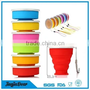 OEM Cheap Silicone Folding Travel Coffee Cup for Sale thumbnail-1
