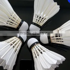 Wholesale Cheap Good Quality OEM Duck Feather Badminton Shuttlecocks thumbnail-1