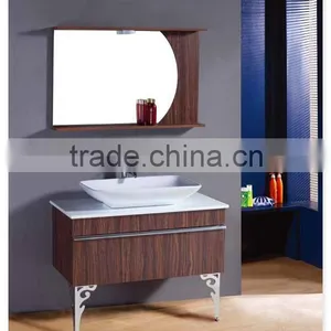 Customized MDF Bathroom LED Mirror Vanity of China Manufacture thumbnail-5