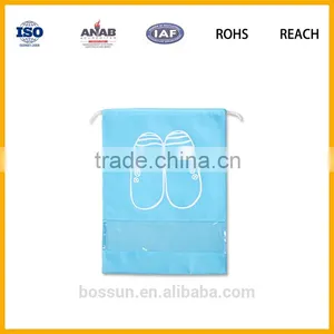 Manufacturing Drawsting Football Shoes Bag GymSack,Soccer Football Boots ,soccer Shoes Bags With Clear PVC thumbnail-1