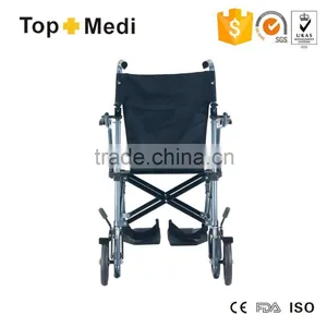TOPMEDI New Travel Folding Wheelchair for Disabled and Old People/Silla de Ruedas Para Viaje thumbnail-6