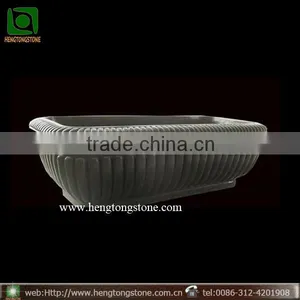 Quyang Factory Supply Black Natural Stone Bathtub thumbnail-1