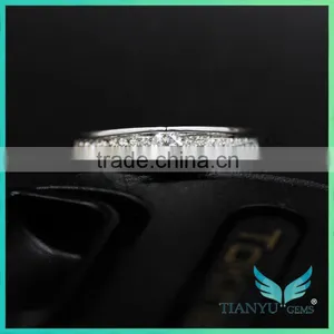 Laste Fashion Style Engagement Ring Moissanite Sic Silicon White Color Round Brilliant Cut Dirt Cheap Moissanite Rings thumbnail-6