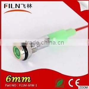 Filn 6mm 12v Argon Lamp Bulb Metal Laser Stage Light LED Indicator Light With Wire thumbnail-5