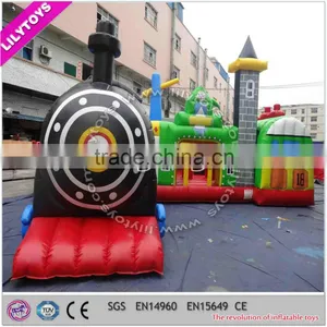 Inflatable Funcity/Best Quality Inflatable Amusement Park/4 Line Stitching thumbnail-2