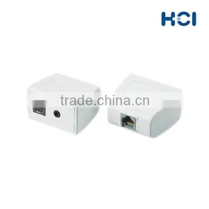 RJ45 8P8C UTP Jack to TRS 3.5mm Stereo Audio and S-Video Adapter thumbnail-2