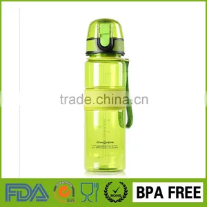 2016 New Plastic Insulated Ecological Push Button Pop up Flip Top Can Filter Sport 500ml Bicycle Drinking Water Bottle thumbnail-4