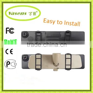 Vasens 168 Dual Lens Rearview Mirror Reversing View G-sensor Car Dvr thumbnail-3