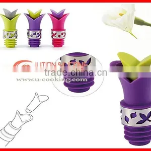 New Design Silicone Rubber Wine Bottle Stopper thumbnail-2