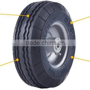 2.50-4 Hand Truck Solid Rubber Wheels thumbnail-2