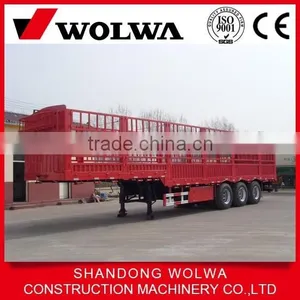 20~60 Ton Cheap Stake Semi Trailer thumbnail-1