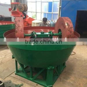 Gold Grinding Machine,roller Wet Pan Mill,minerial Gold Grinding Equipment thumbnail-2