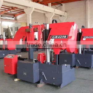 Double Column Type Semi-automatic Hydraulic Horizontal Band Sawing Machine thumbnail-1