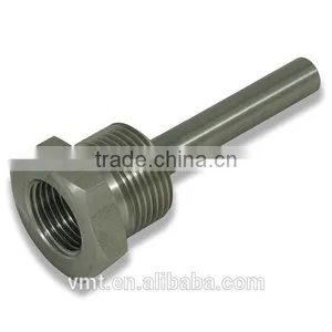 SS304 Heat Meter Temperature Probes Thermowells Fittings thumbnail-1