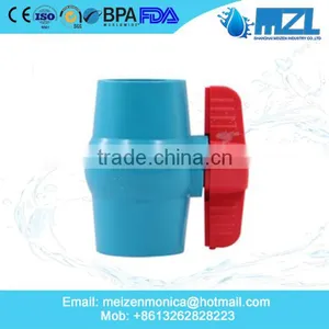 4 Inch Ball Valve Pvc Electric Actuator Ball Valve Dn20 With Blue Colour thumbnail-1