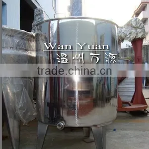 Steam Heating Tank With Mixer and Blender Mixing Tank With Heating Jacket thumbnail-1
