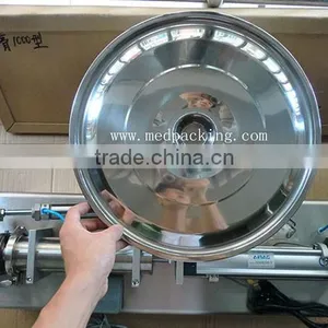100-1000ml Single Head Horizontal Pneumatic Paste Filling Machine 1000 ml Stainless Steel Sauce Shampoo Cream thumbnail-5