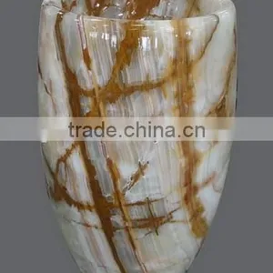 EXPORTER OF BACKLIT ONYX PEDESTALS SINKS thumbnail-4