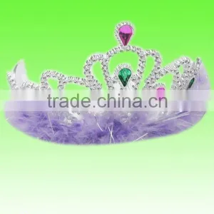 2013 Hot Selling Tiaras Wedding With Feather thumbnail-1