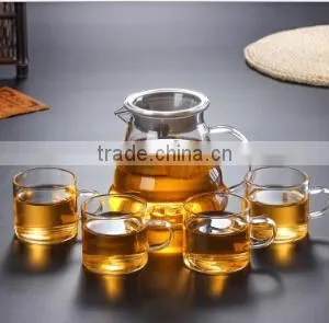 21oz Borosilicate Teapot Tea Infuser Heat Resistant Teapot Set For Tea Display, Tea thumbnail-1