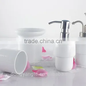 Factory Wholesale Custom Cheap Bath Set Ceramic Bathroom Accessories of Home thumbnail-2