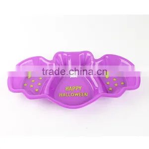Plastic Halloween Decoration Bat Plate thumbnail-3
