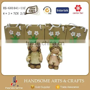 2/S Boy and Girl Garden Statue Unisex Christmas Gift thumbnail-1