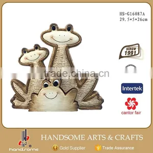 11.5 Inch Resin Home and Garden Decoration Animal Figurine Frog Statue Art Supply thumbnail-1