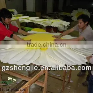 China Wholesale Manufacturer Make PU Fake Fairy Tale World Decorative Artificial Huge Chysanthemum Flower for Decoration thumbnail-1
