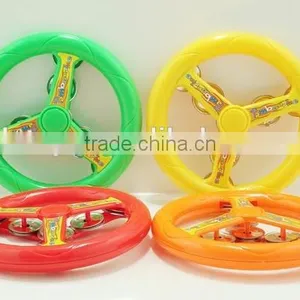 Lovely Cartoon Plastic Tambourine Hand Bell Toy Novel Design Tambourine For Kids thumbnail-1