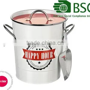 'HAPPY HOUR' Metal Ice Bucket thumbnail-1