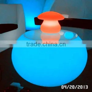 Transparent Crystal Rechargeable LED Dinner Table thumbnail-1